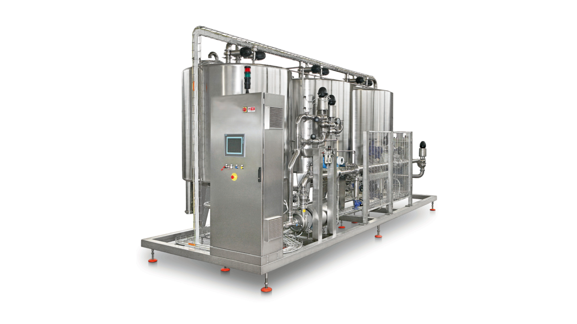 Modernisation of the CIP station in a dairy – Xinje TG panel